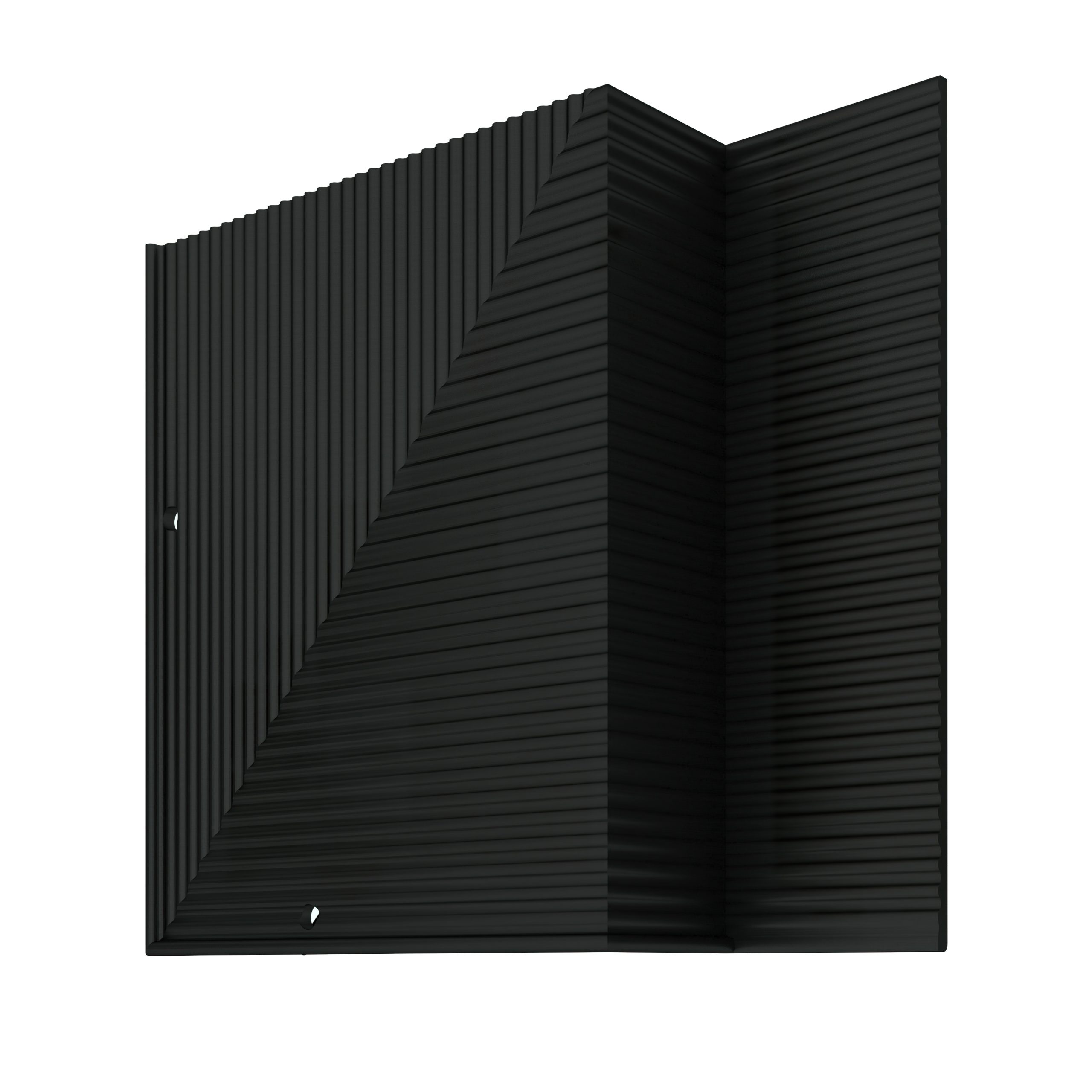 Заглушка для плинтуса Decaro левая Черный EC D005L